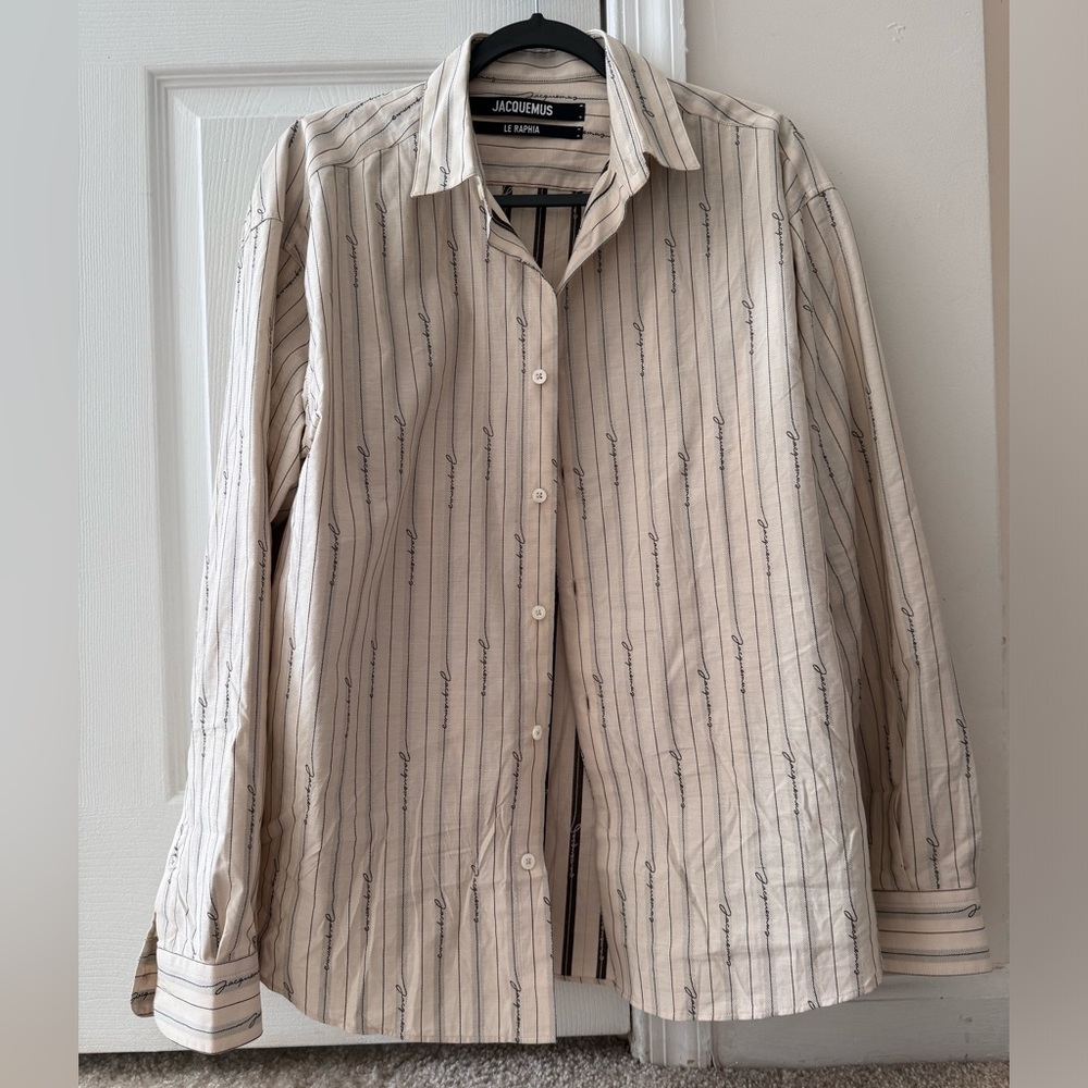 Jacquemus Le Raphia Unisex Shirt